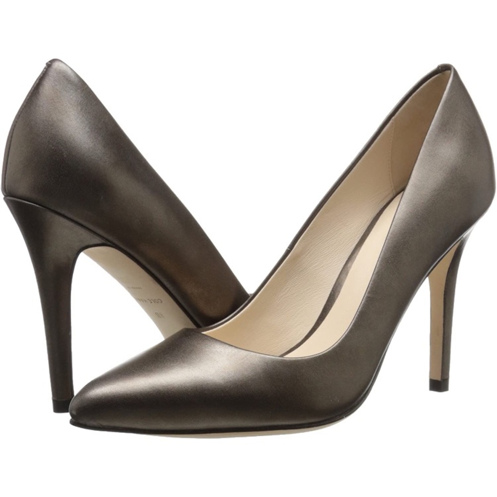 Cold Haan Emery leather Metallic Pumps
